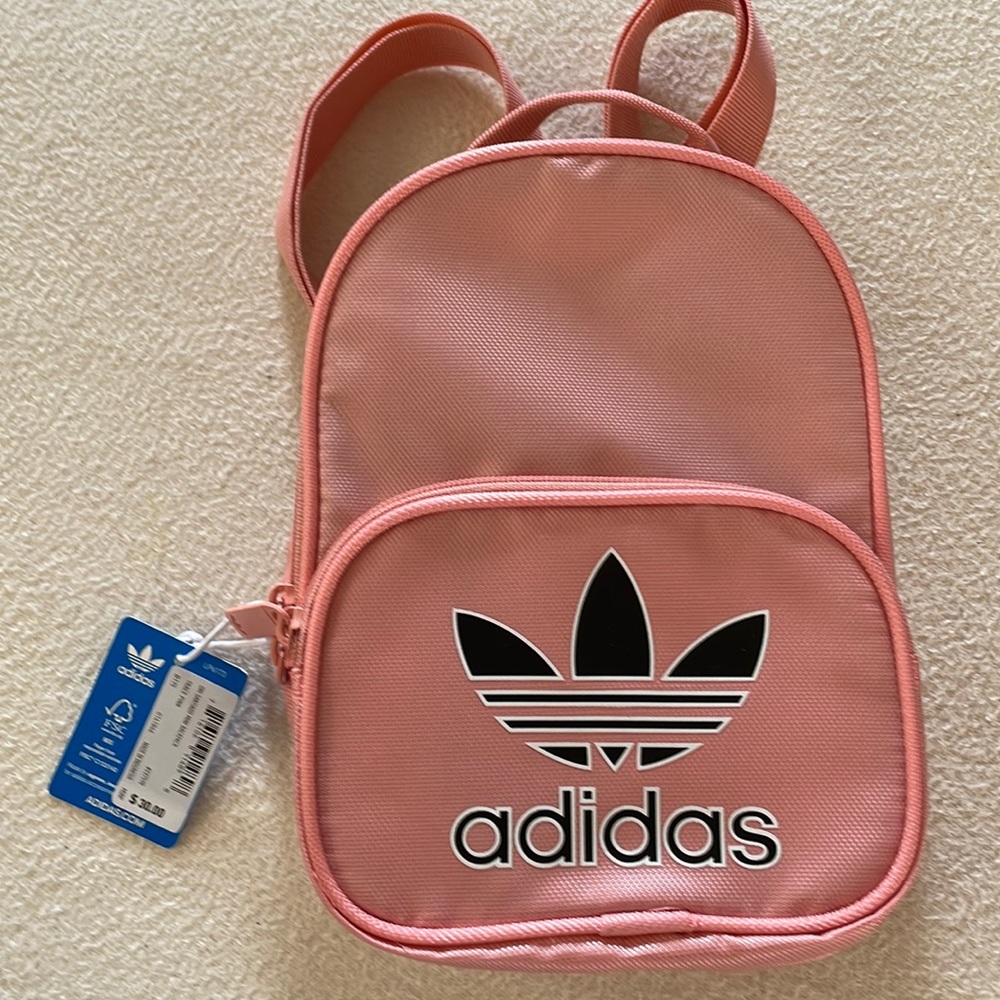NEW adidas mini pink backpack